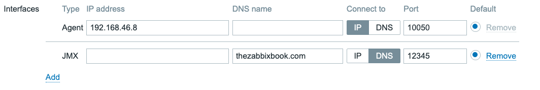 Agent and JMX type interfaces