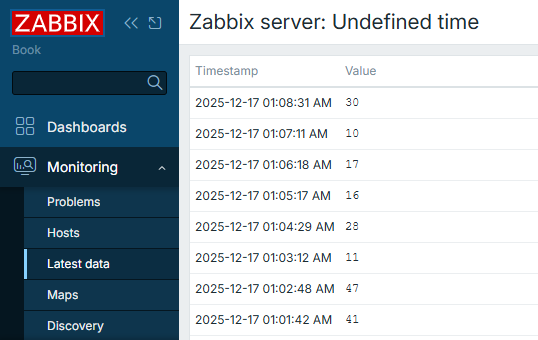 Zabbix trapper - not aligned time
