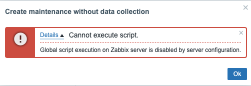 error execute